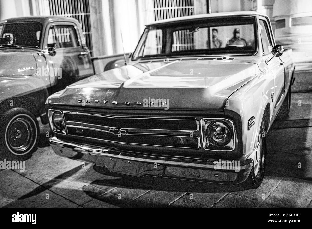 Classic cars on Via Activa to 2021 in Hermosillo, Sonora Mexico