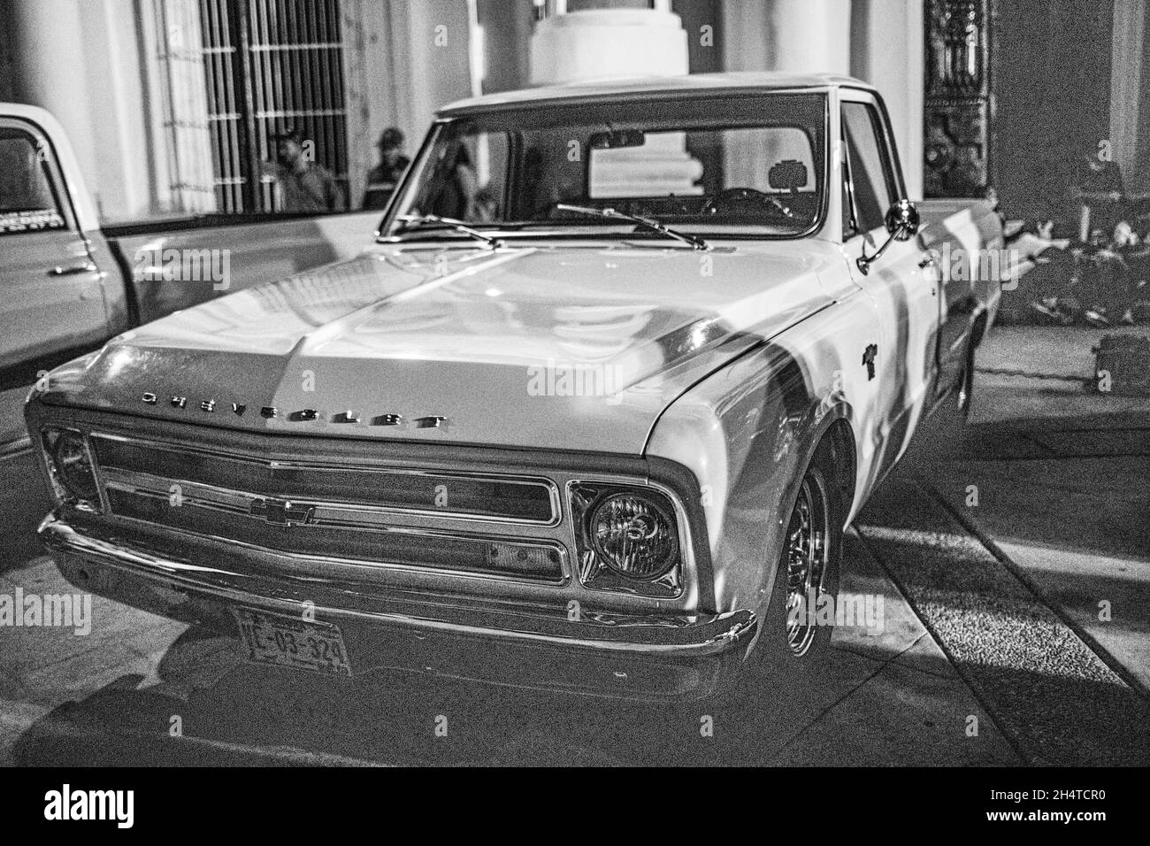 Classic cars on Via Activa to 2021 in Hermosillo, Sonora Mexico