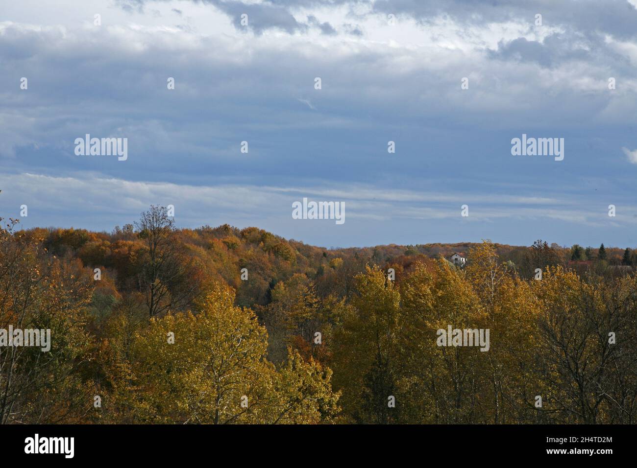 Early autumn nature in the countryside near Zagreb, Croatia Stock Photo