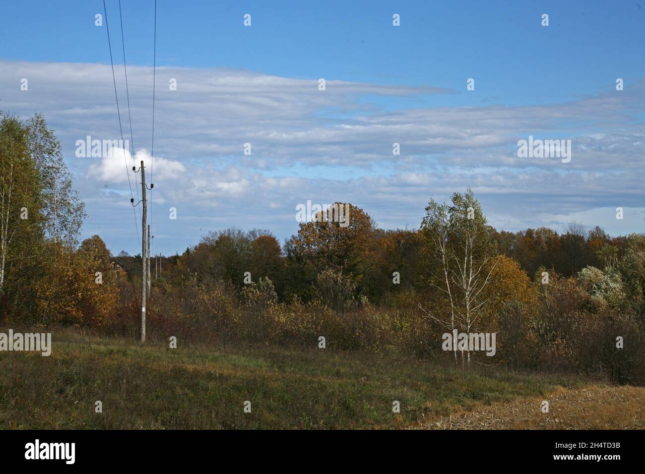 Early autumn nature in the countryside near Zagreb, Croatia Stock Photo