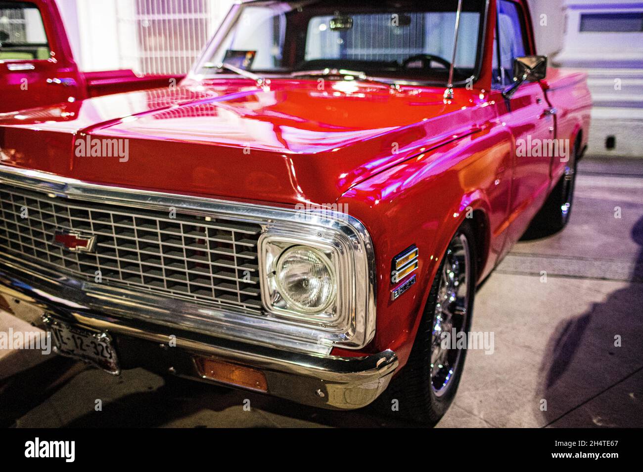 Classic cars on Via Activa to 2021 in Hermosillo, Sonora Mexico