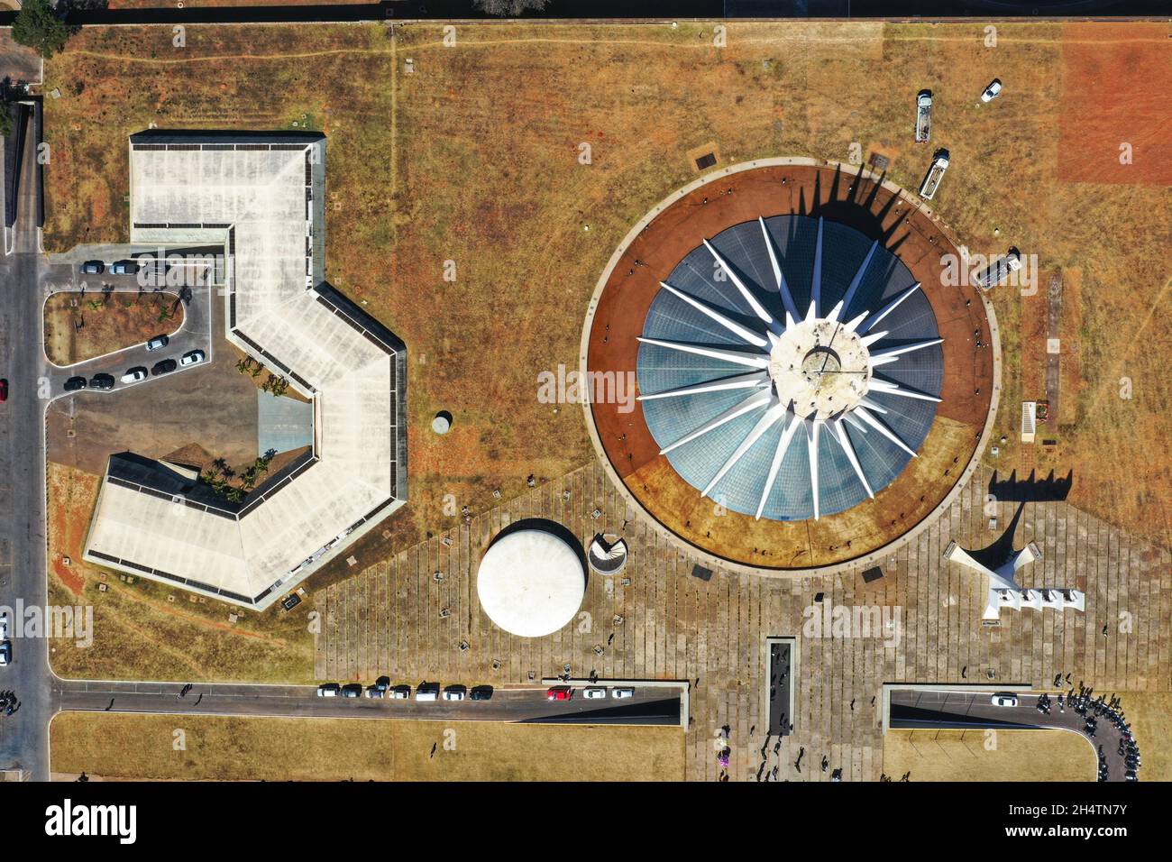 BRASILIA, BRAZIL Aug 05, 2019 A view of the Metropolitan Cathedral