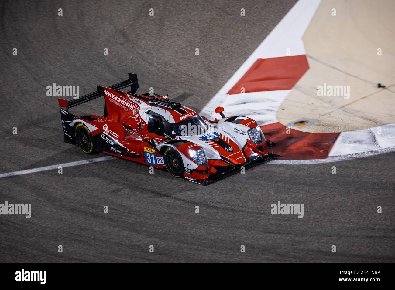 Sakhir, Bahrain. 04th Nov, 2021. 31 Frijns Robin (nld), Habsburg-Lothringen Ferdinand (aut), Milesi Charles (fra), Team WRT, Oreca 07 - Gibson, action during the 8 Hours of Bahrain, 6th round of the 2021 FIA World Endurance Championship, FIA WEC, on the Bahrain International Circuit, from November 4 to 6, 2021 in Sakhir, Bahrain - Photo: Germain Hazard/DPPI/LiveMedia Credit: Independent Photo Agency/Alamy Live News Stock Photo