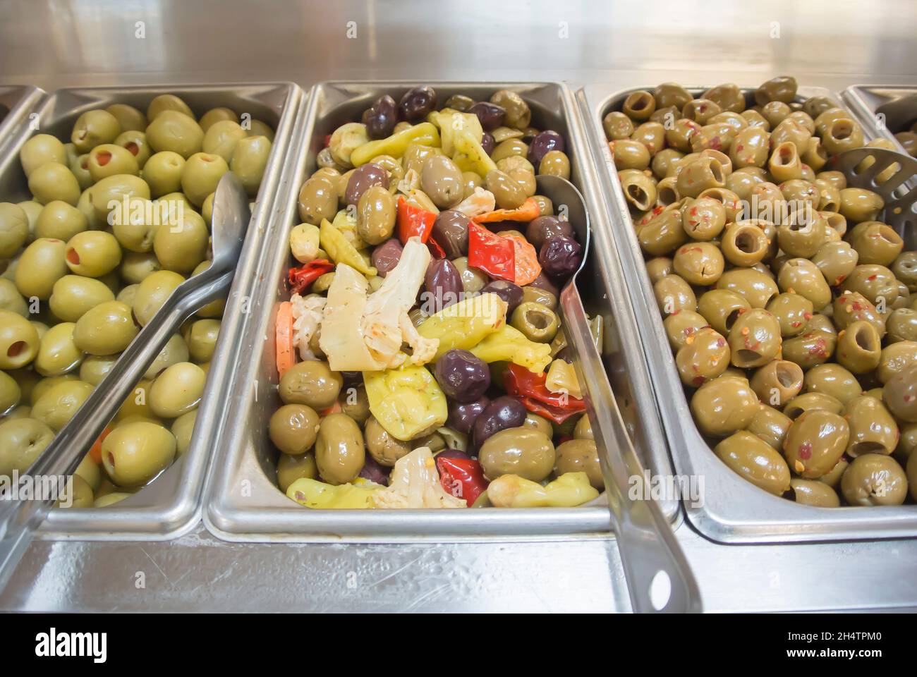 Self Service Food Unit Stock Photo