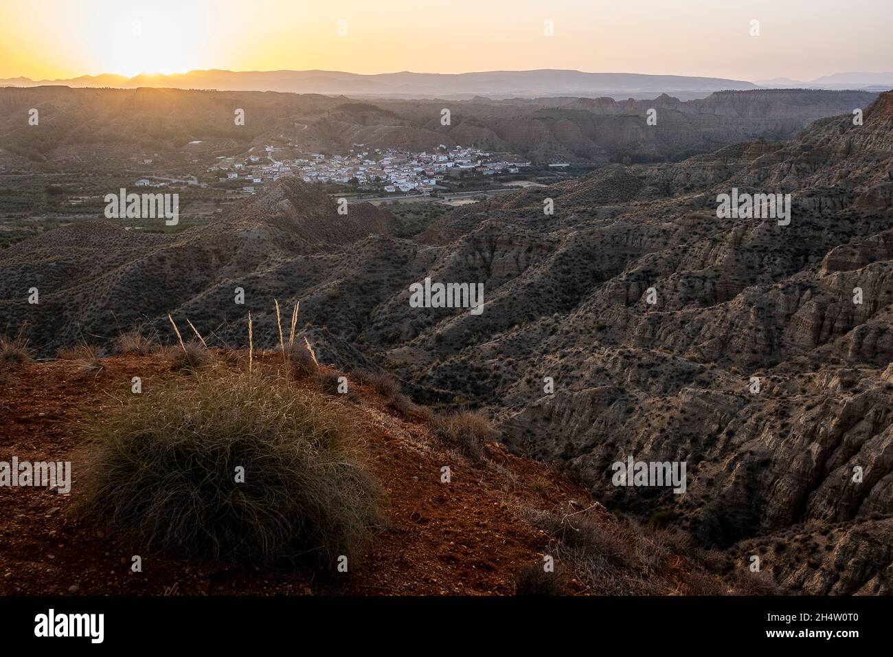 Badlands of Guadix, Guadix, Geopark of Granada, Granada, Andalucia, Spain Stock Photo