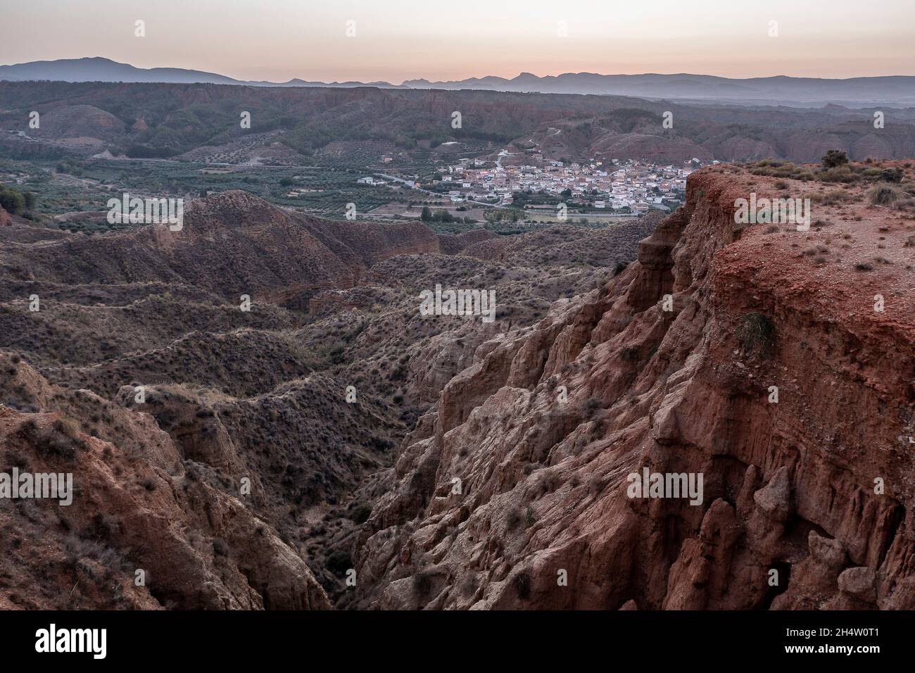 Badlands of Guadix, Guadix, Geopark of Granada, Granada, Andalucia, Spain Stock Photo