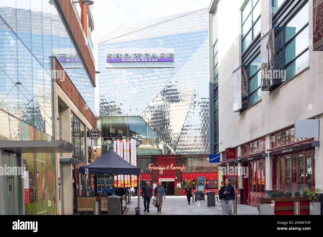 Showcase Cinema de Lux from Highcross Lane, Highcross, City of Leicester, Leicestershire, England, United Kingdom Stock Photo