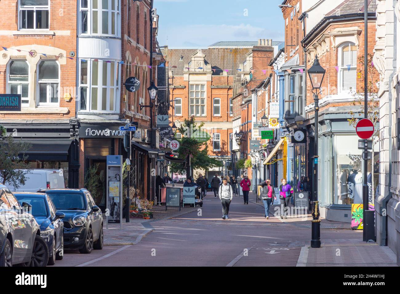 The Lanes, Loseby Lane, City Centre, City of Leicester, Leicestershire, England, United Kingdom Stock Photo