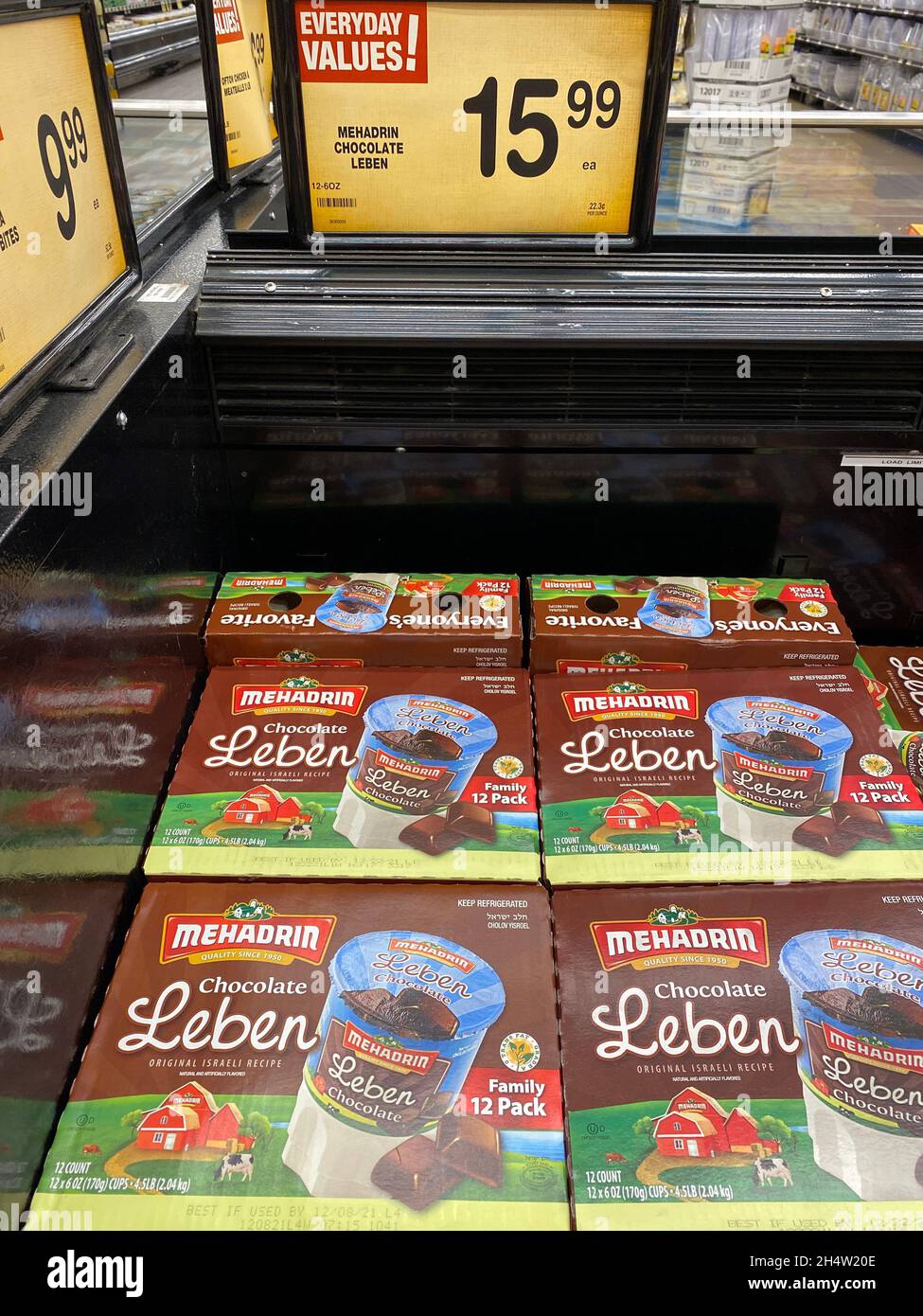 Mehadria Chocolate Leben family 12packs on sale in the Kosher section