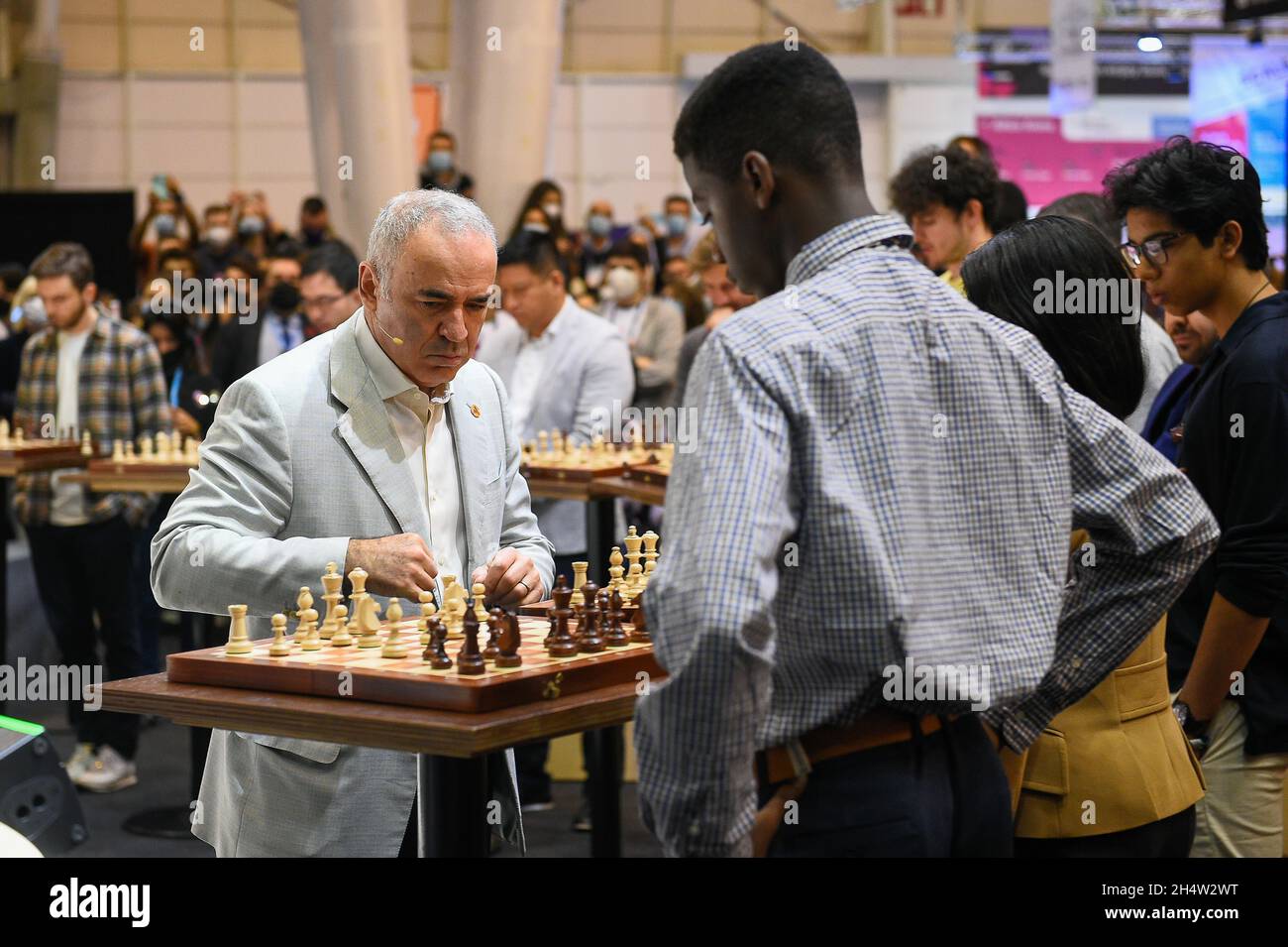 Bucharest, Romania - May 5, 2023: Chess grandmaster Richard Rapport at the  Grand Chess Tour 2023 - Superbet Chess Classic Stock Photo - Alamy