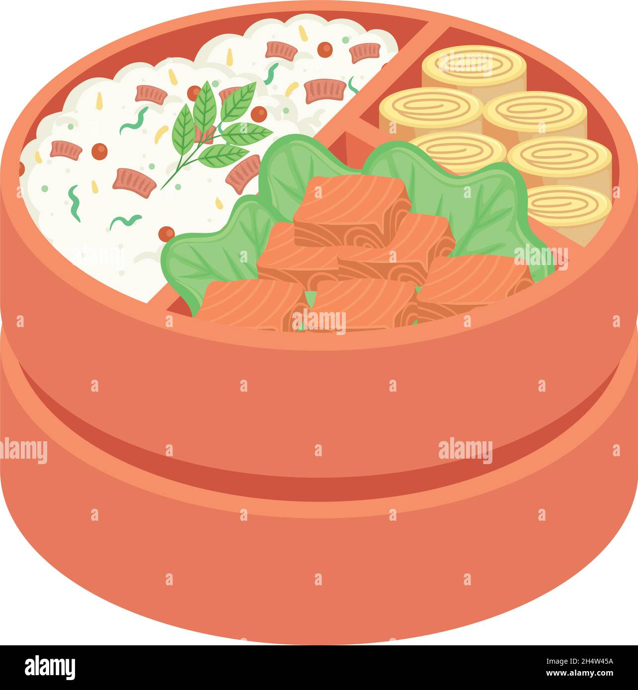 Japanese bento box Stock Vector Images Alamy