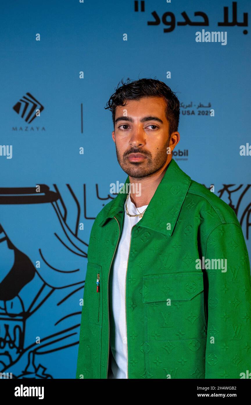 Doha, Qatar. 04th Nov, 2021. Abdulla Al Abdulla arrives to Virgil