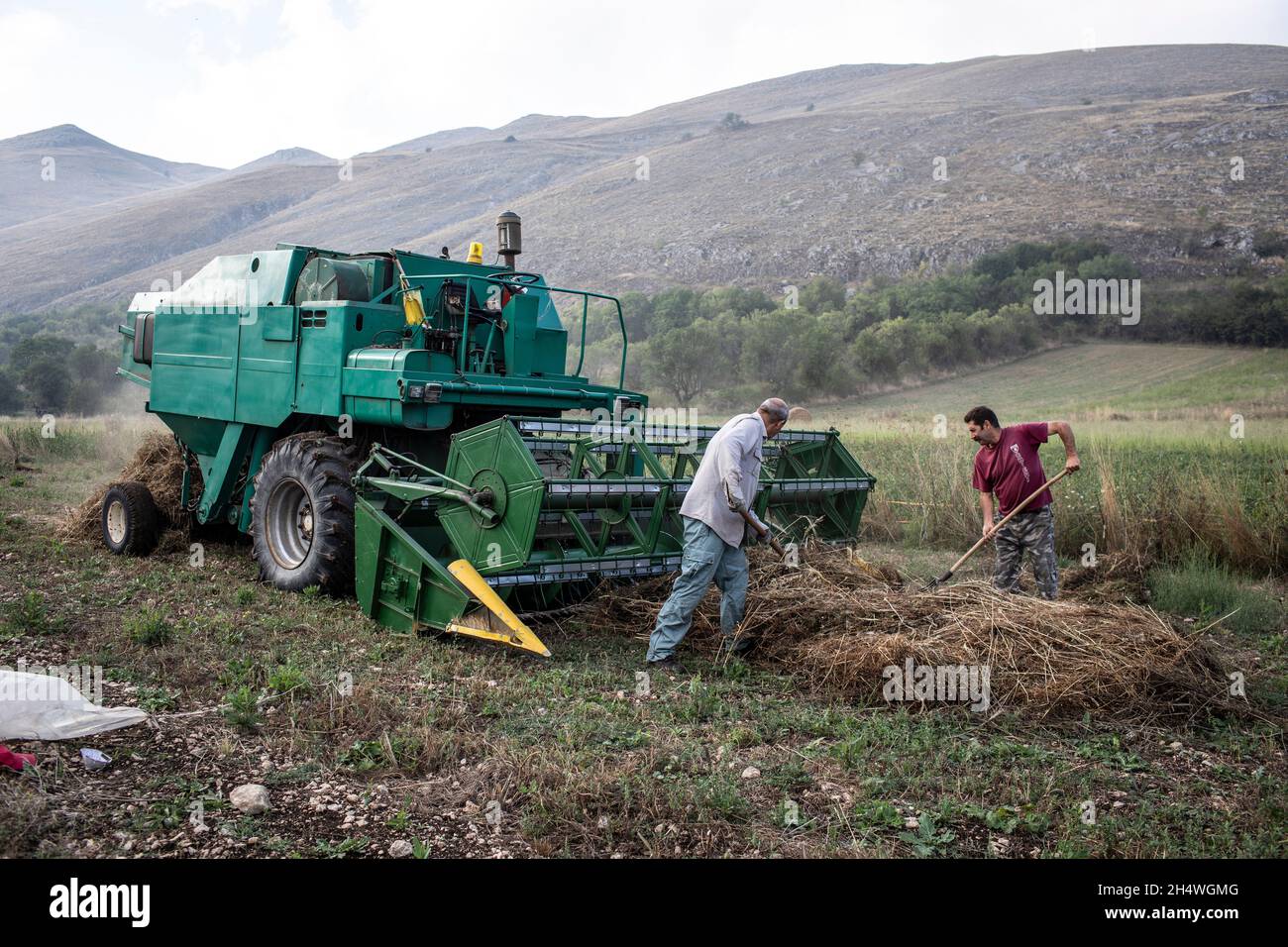 Agriculture, farming in Abruzzo, Italy. Stock Photo