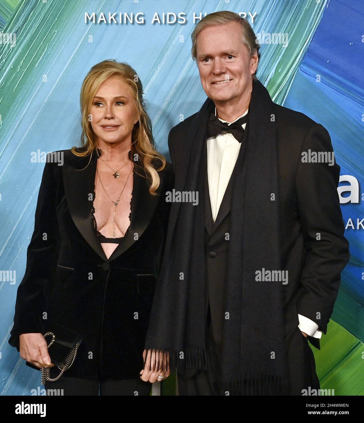West Hollywood, United States. 05th Nov, 2021. Kathy Hilton and Rick Hilton attend the amfAR Gala Los Angeles 2021 honoring TikTok and Jeremy Scott at the Pacific Design Center in West Hollywood, California on Thursday, October 4, 2021. Photo by Jim Ruymen/UPI Credit: UPI/Alamy Live News Stock Photo