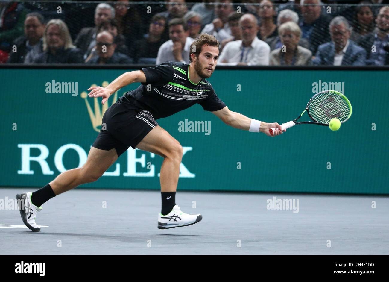 Hugo Gaston of France during the Rolex Paris Masters 2021, ATP Masters 1000  tennis tournament on November 4, 2021 at Accor Arena in Paris, France -  Photo Jean Catuffe / DPPI Stock Photo - Alamy