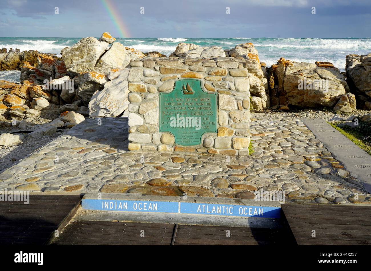 Cape Agulhas, Southernmost tip of Africa Stock Photo - Alamy