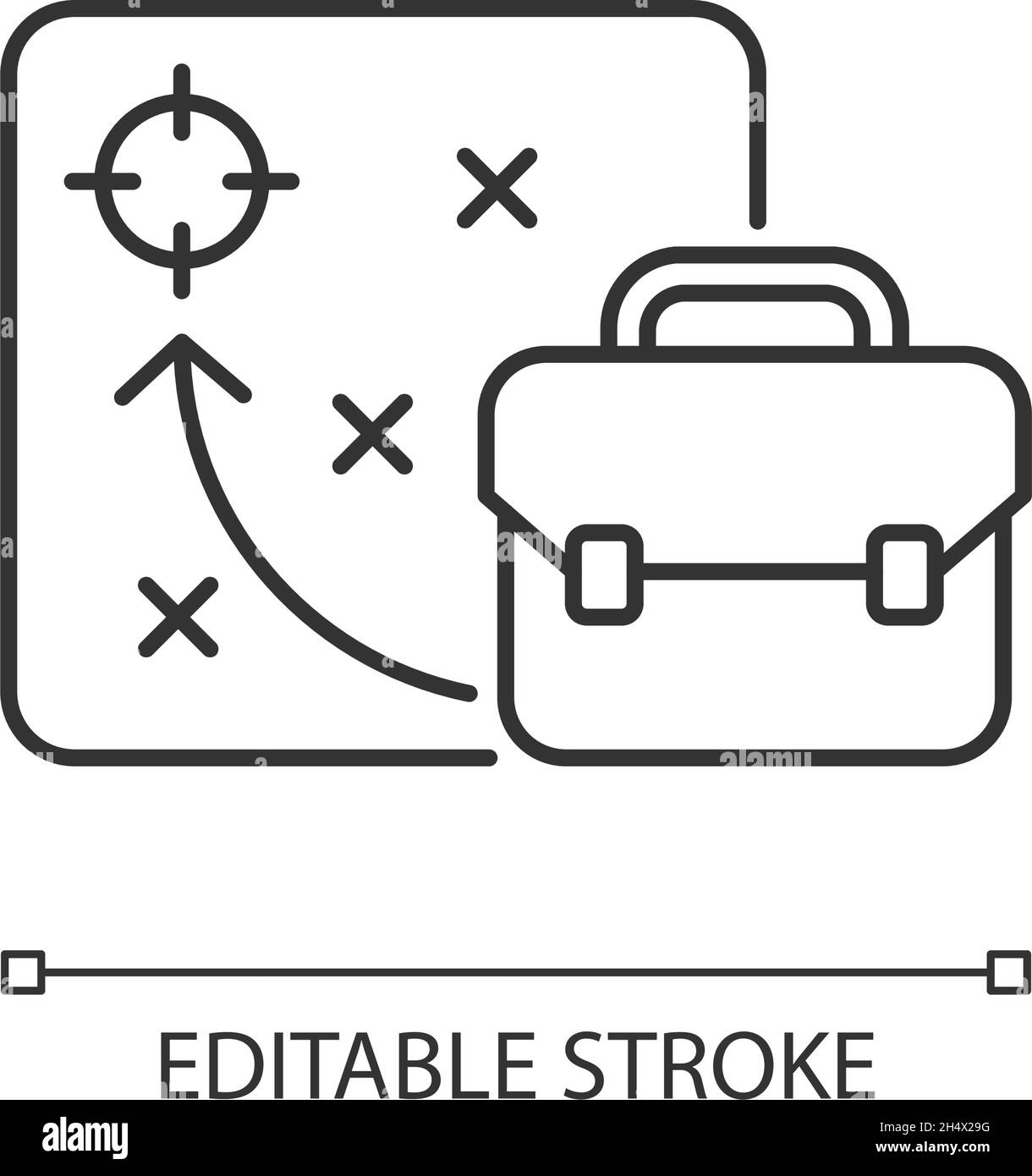 Business planning linear icon Stock Vector Image & Art Alamy
