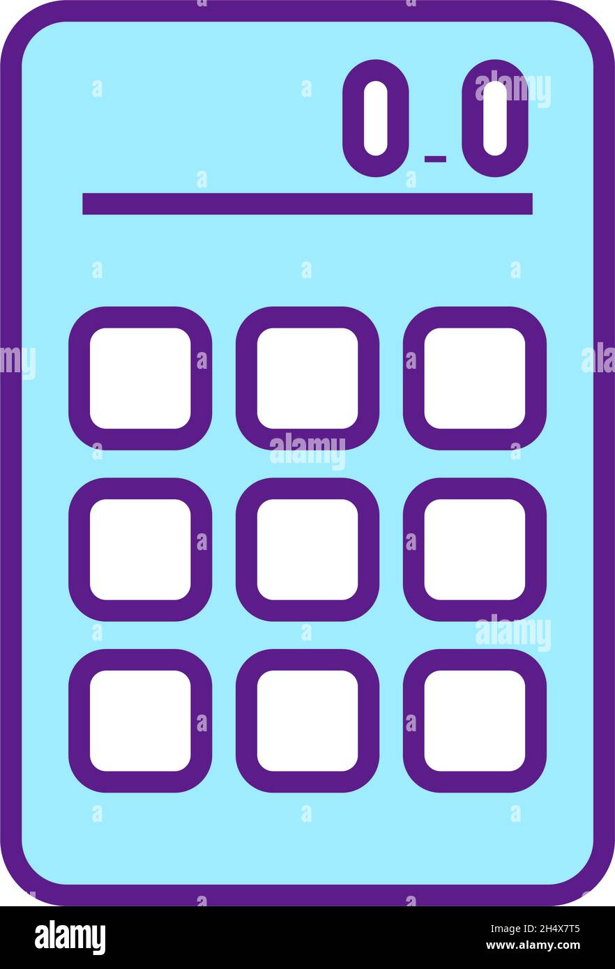 Calculator RGB color icon Stock Vector Image & Art - Alamy