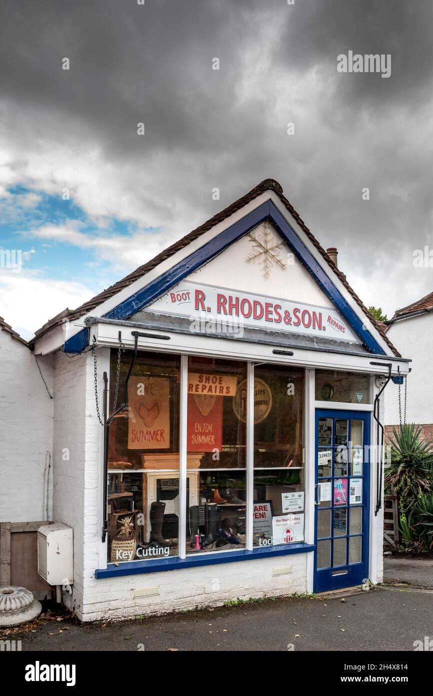 Billingshurst, October 5th 2021 Oldfashioned shop on the High Street