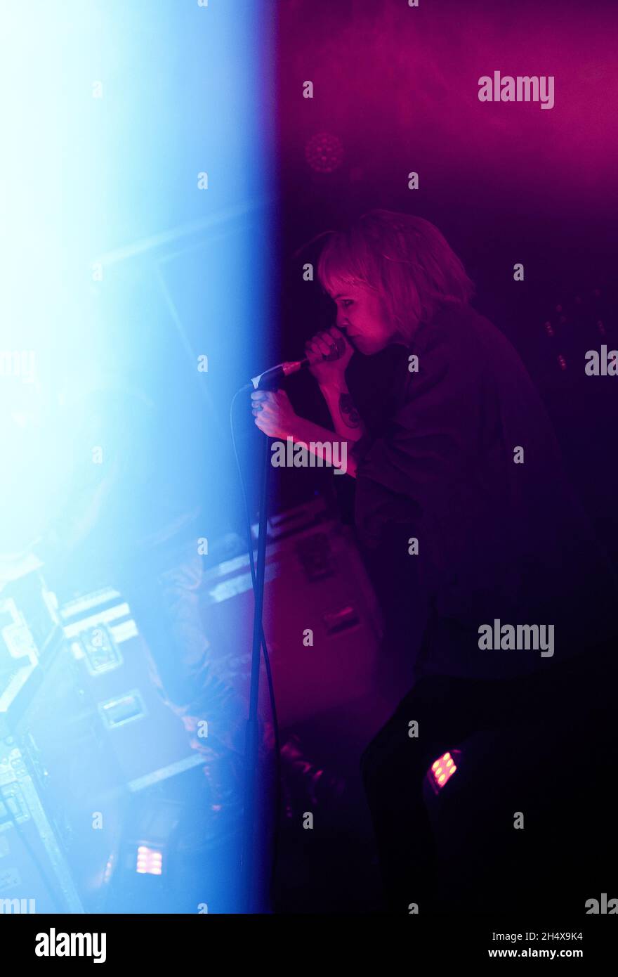 Alice Glass of Crystal Castles live in concert at the HMV Institute