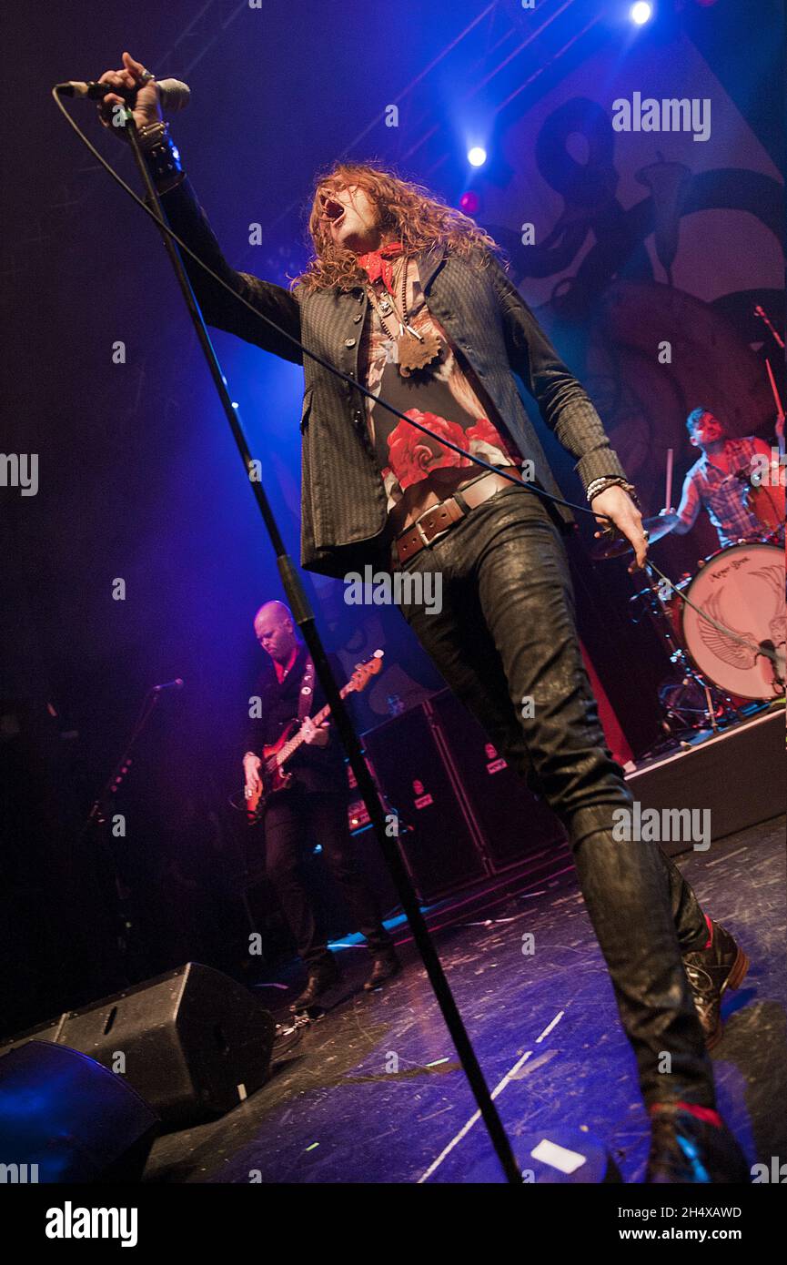 Jay Buchanan of Rival Sons in concert at The Institute - Birmingham Stock Photo