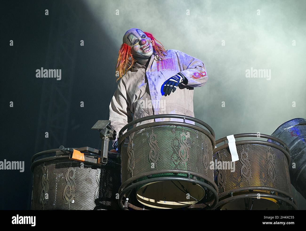 Slipknot In Concert During Download Festival - Donington Park Stock ...