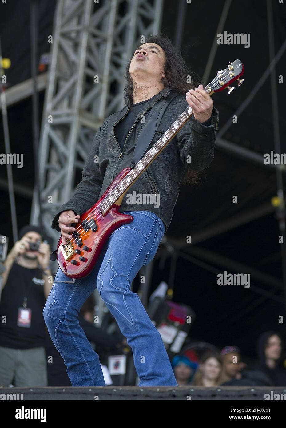 Alice in Chains in concert during Download festival Stock Photo