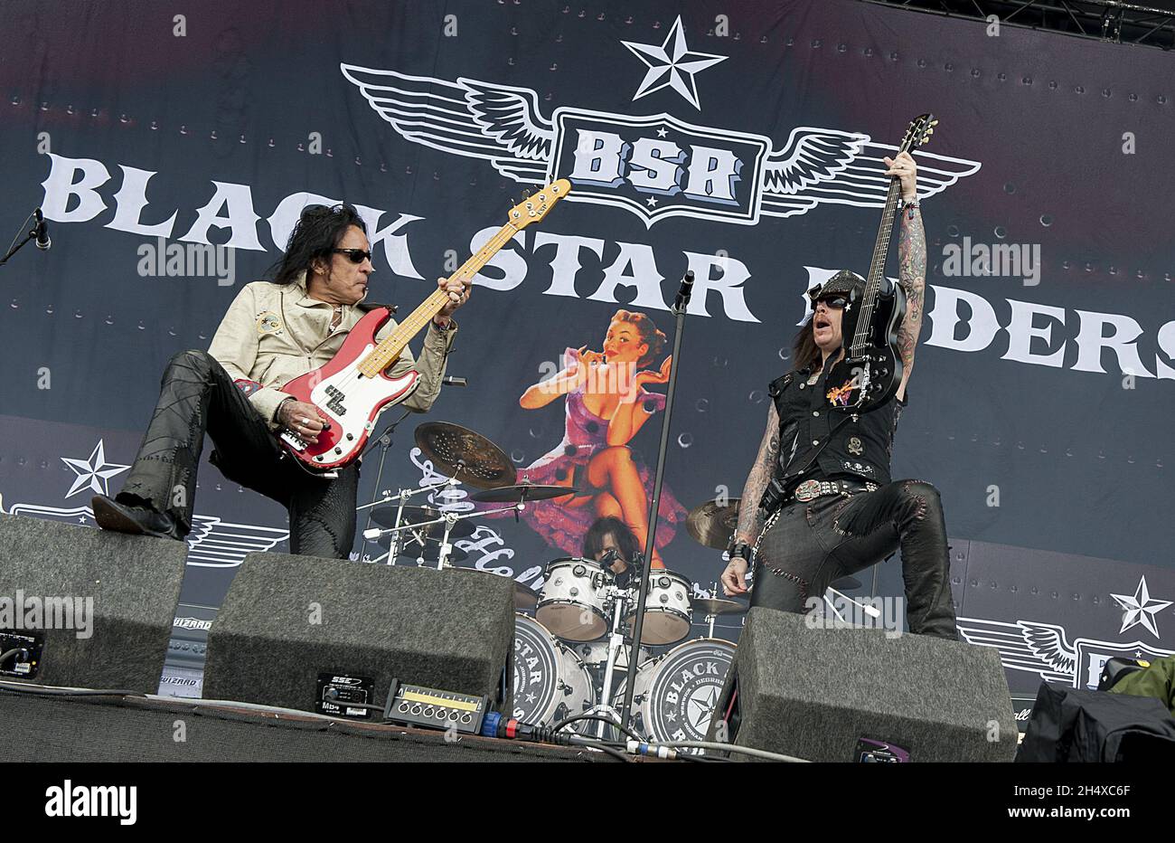 Black Star Riders in concert during Download festival Stock Photo - Alamy