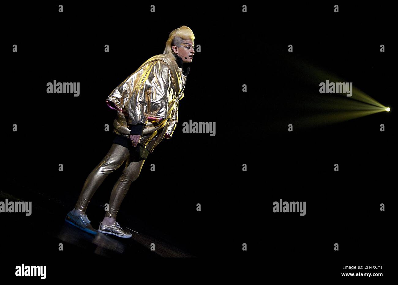 Peaches in concert , performing Peaches Christ Superstar for the first