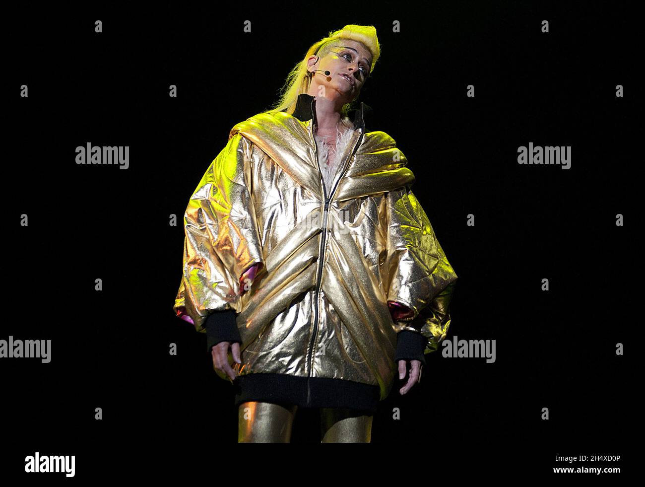 Peaches in concert , performing Peaches Christ Superstar for the first