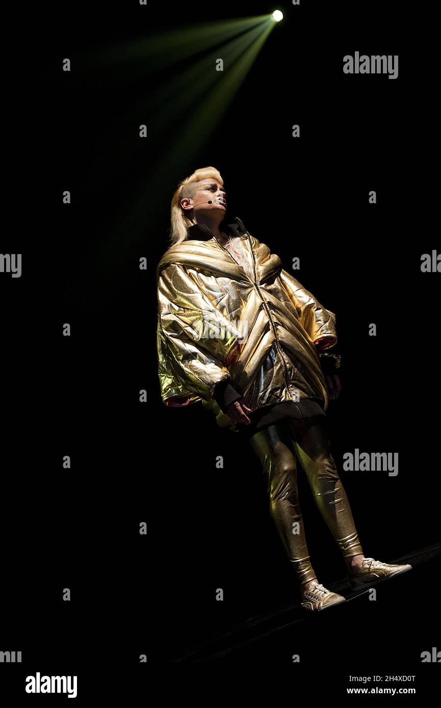 Peaches in concert , performing Peaches Christ Superstar for the first