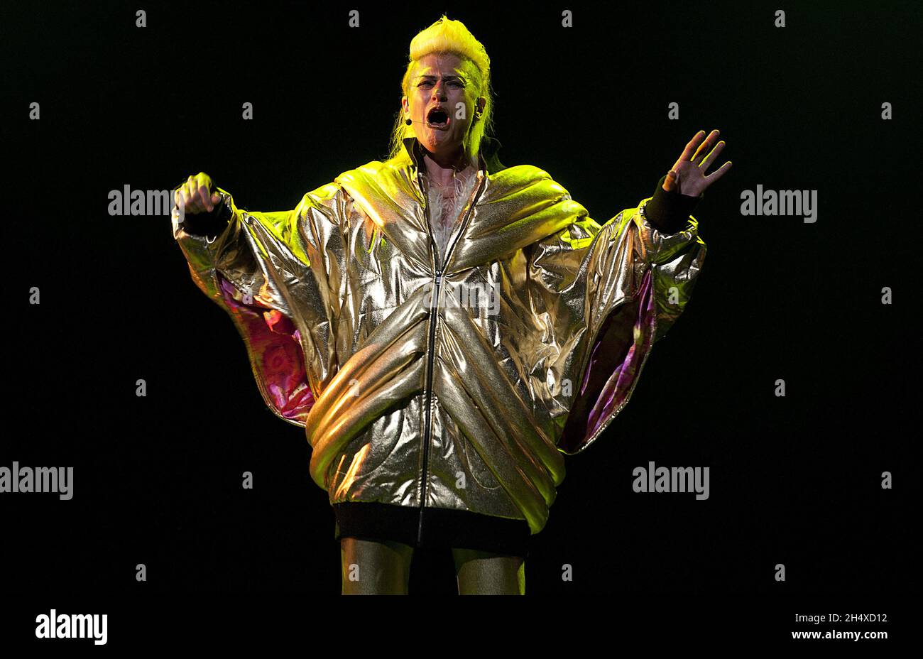 Peaches in concert , performing Peaches Christ Superstar for the first