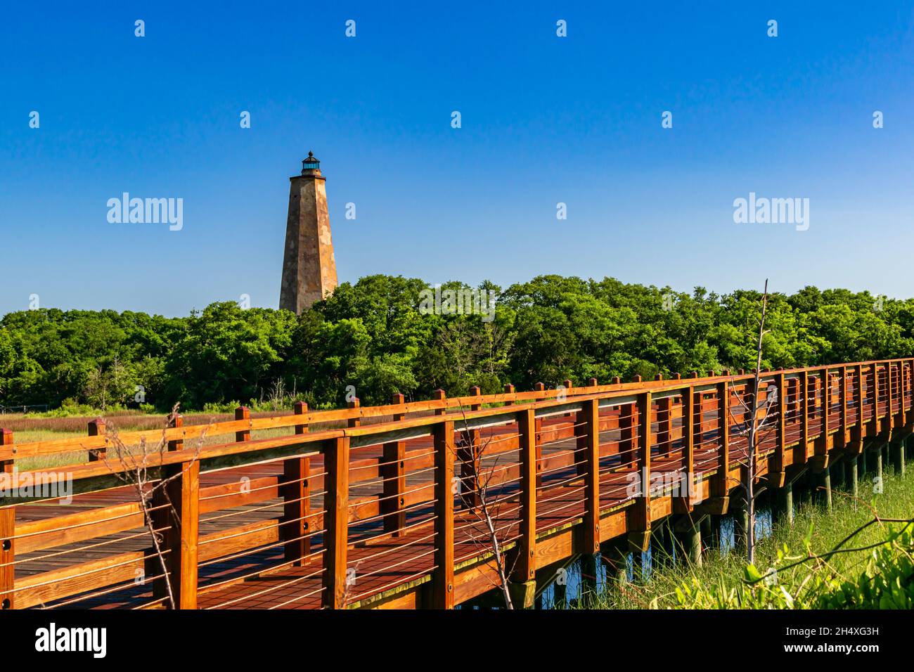 Bald Head Island Lighthouse Stock Photo Alamy