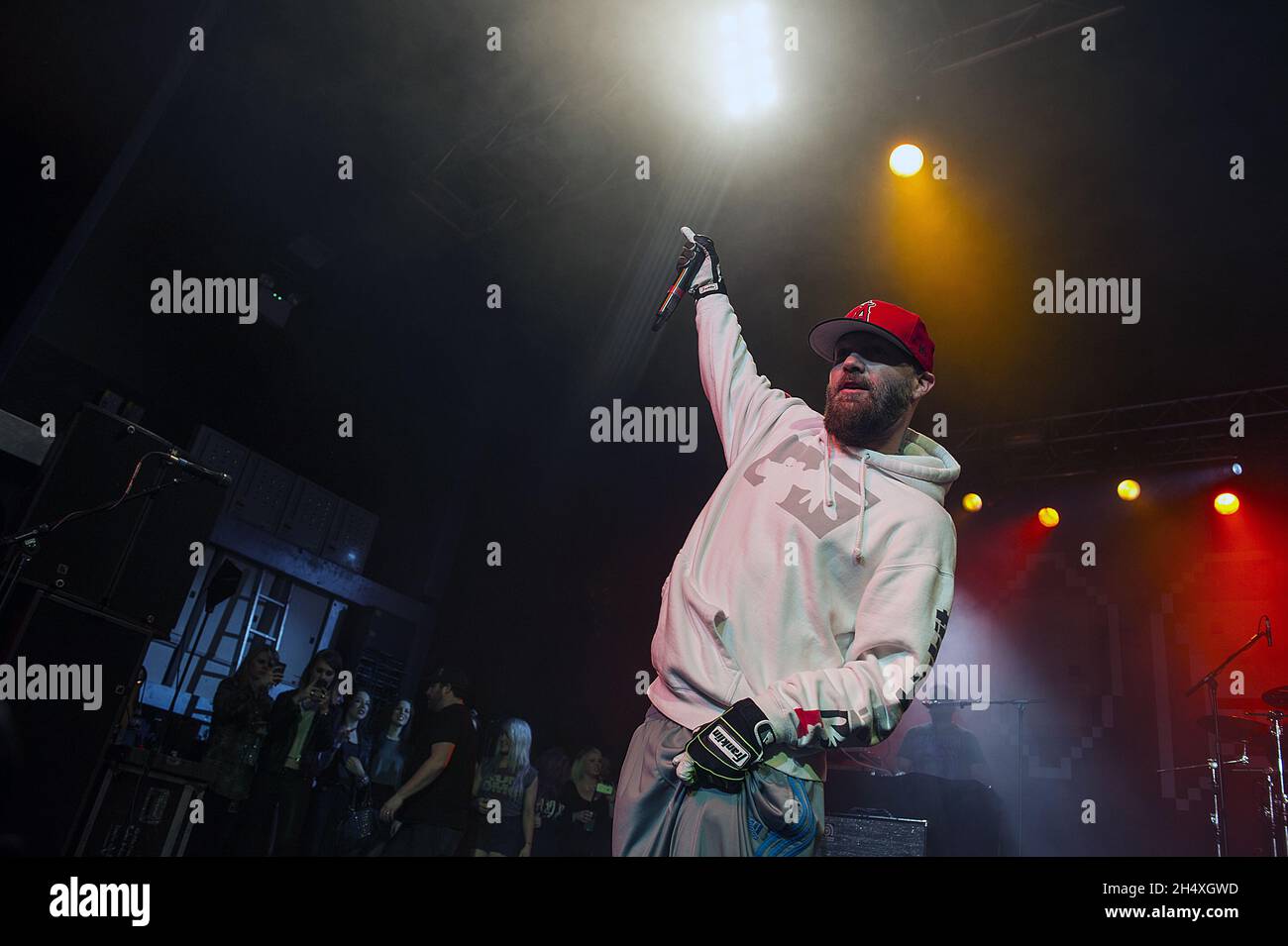 Fred Durst of Limp Bizkit live on stage during Kerrang Tour at the O2 ...