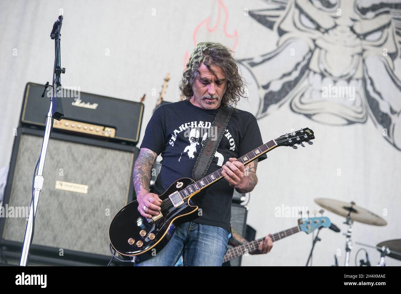 Garrett Sweeny of Monster Magnet live on stage on day 2 at Download  Festival on 14th June 2014 - Donington Park Stock Photo - Alamy