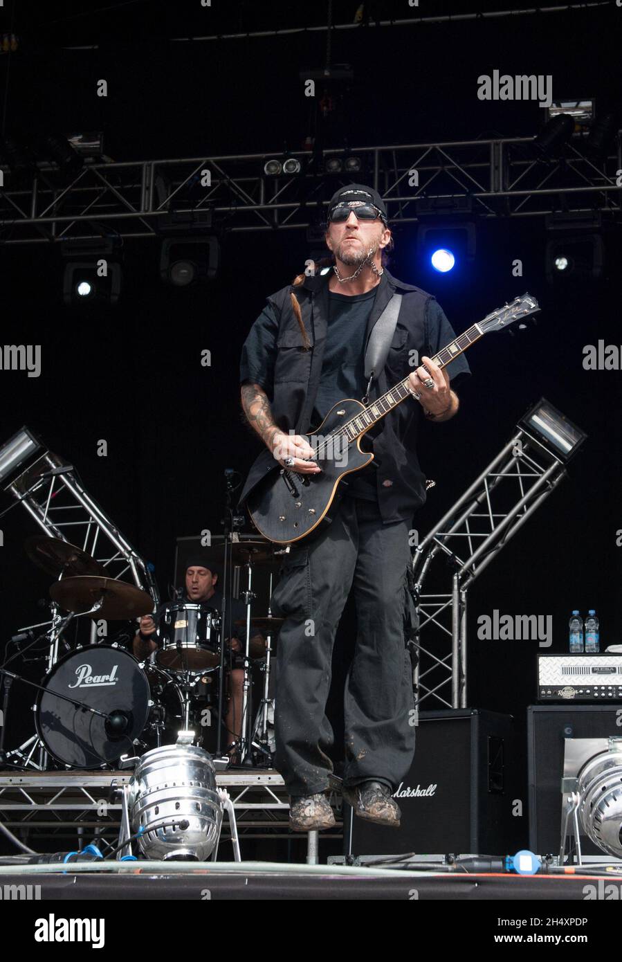 Bobby Hambel Of Biohazard Live On Stage On Day 3 Of Bloodstock Open Air Festival On 10th August 14 At Catton Hall Derbyshire Stock Photo Alamy