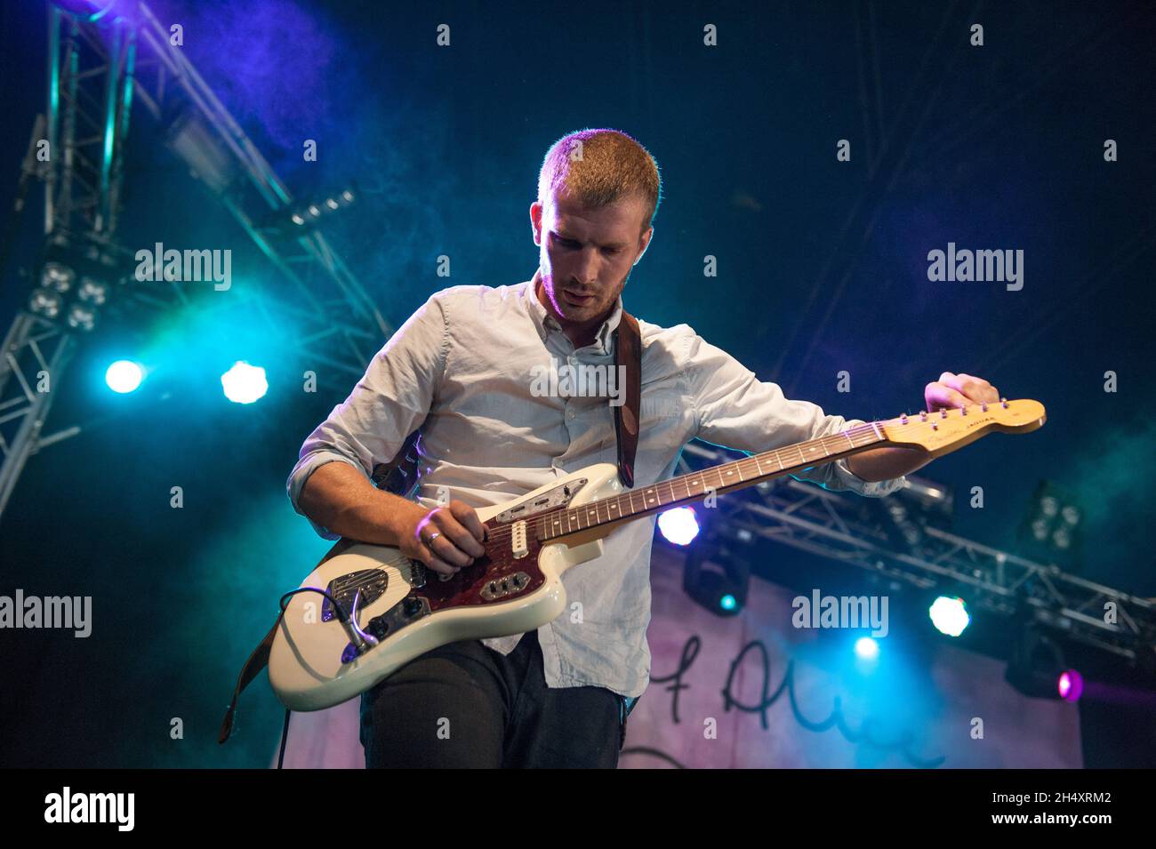 Joff Odie of Wolf Alice live on stage on day 3 at Leeds Festival on ...