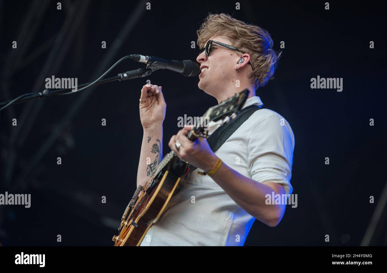 Jarod Rhodes Performance Rhodes performing live on stage during Citadel festival at Victoria ...