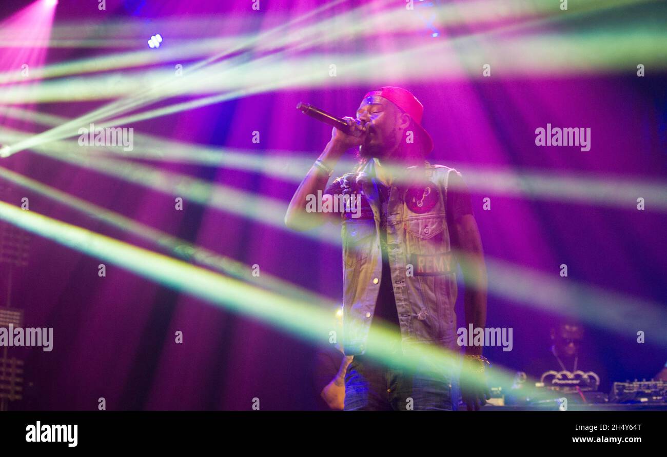 Fetty Wap performing live on stage on day 1 at BBC Big Weekend on 28 ...