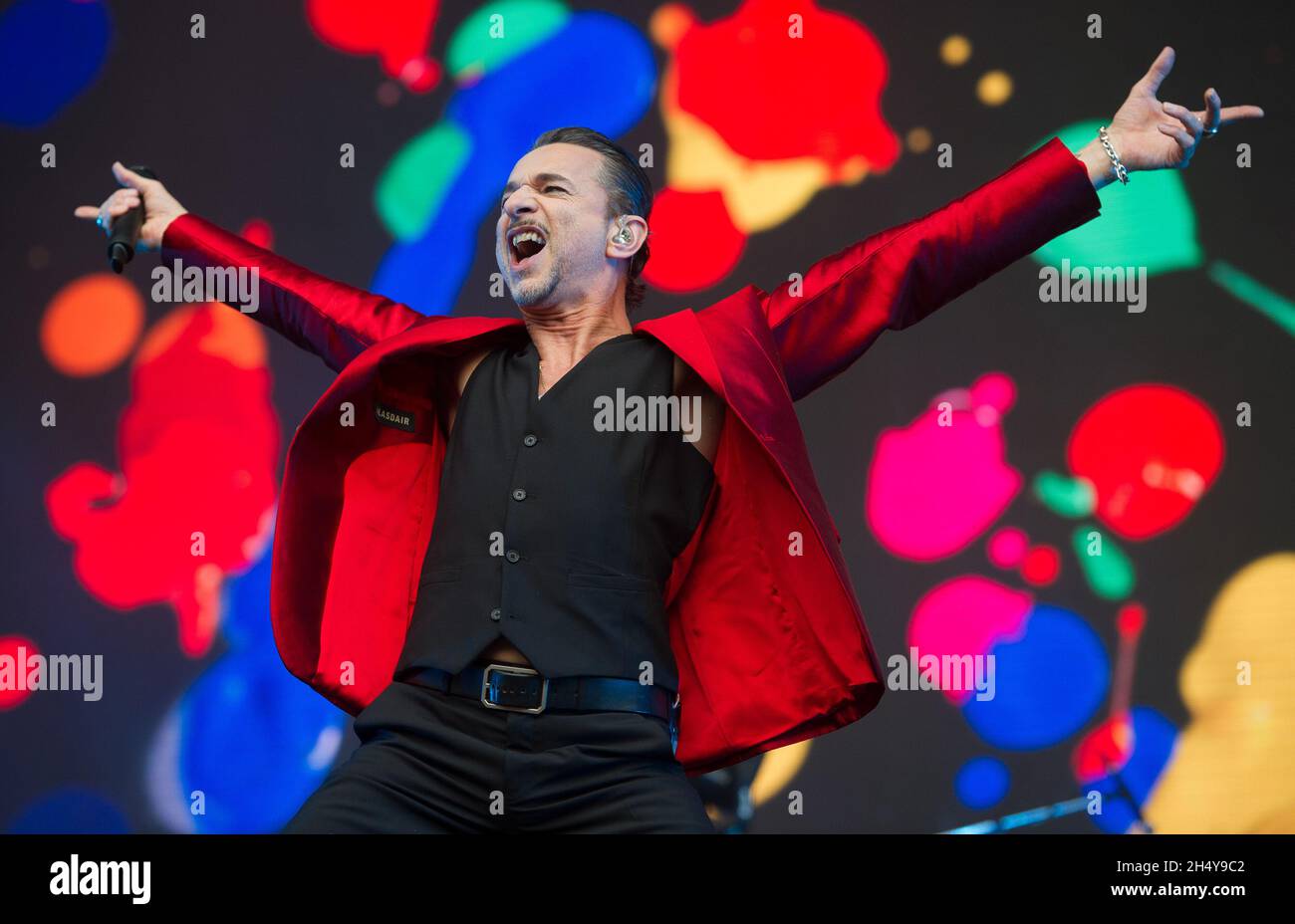 Gahan Dave Gahan of Depeche Mode performing live on stage at the London ...