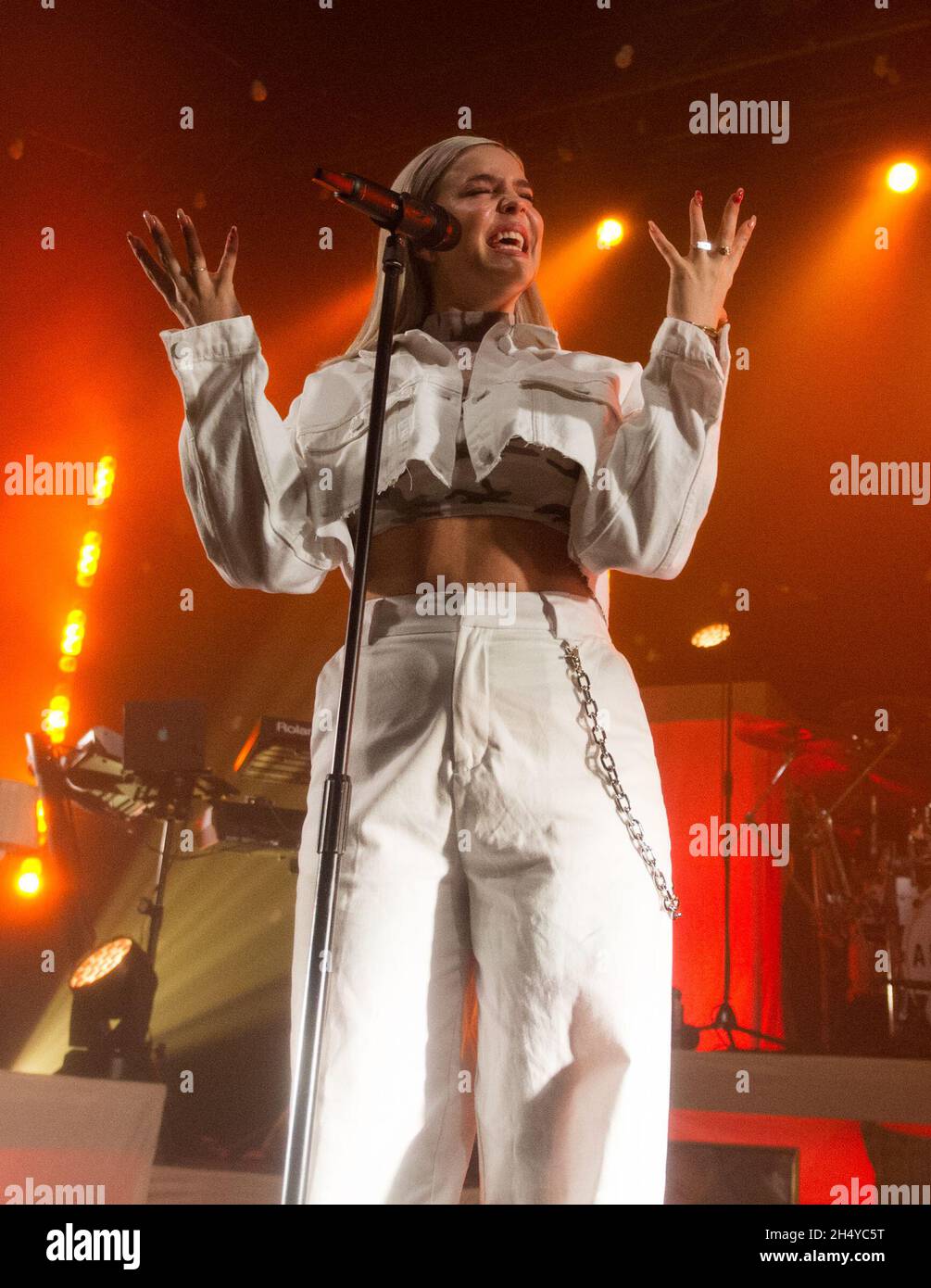 Anne-Marie performs on the opening night of her UK tour at O2 The ...