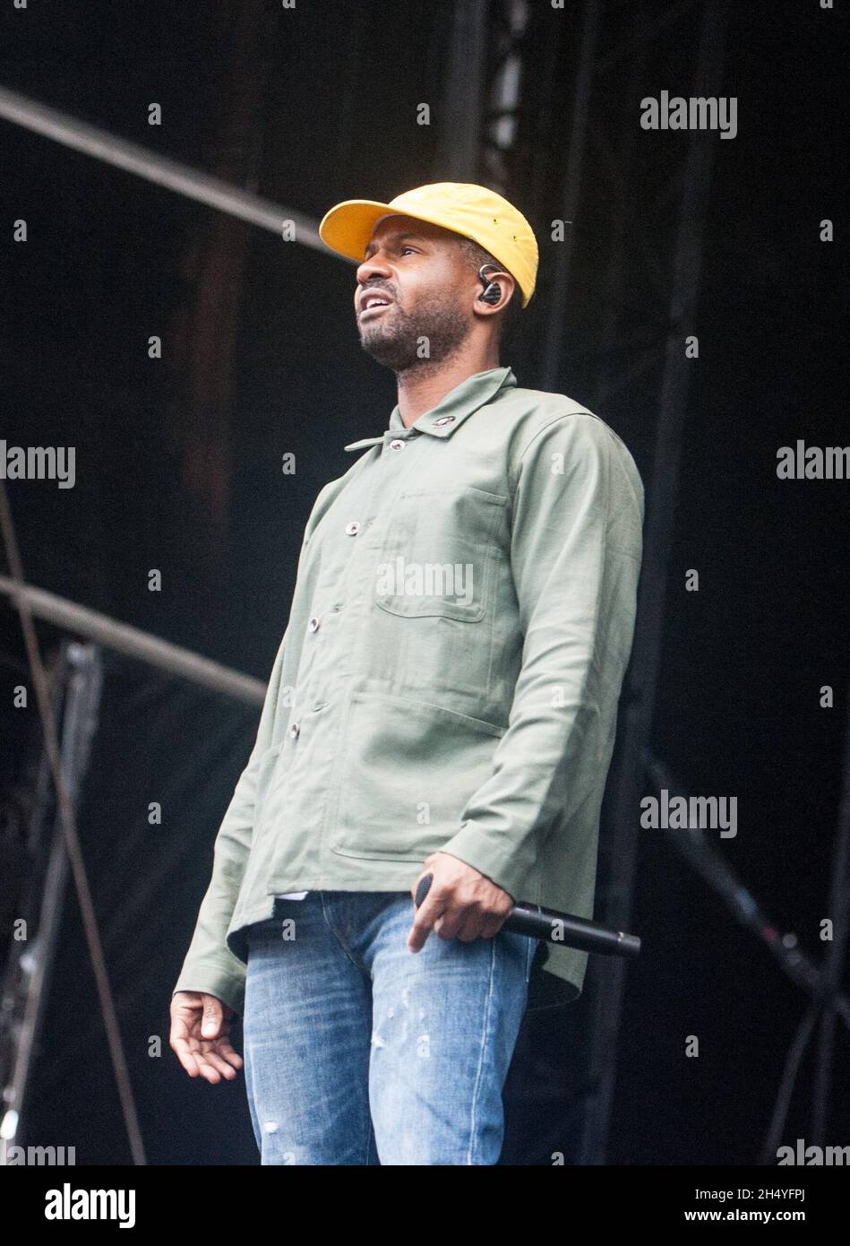 Shay Haley of N.E.R.D. performs on stage on day 3 of Leeds Festival on 26 August, 2018 at Bramham Park Leeds, England. Picture date: Sunday 26 August, 2018. Photo credit: Katja Ogrin/ EMPICS Entertainment. Stock Photo