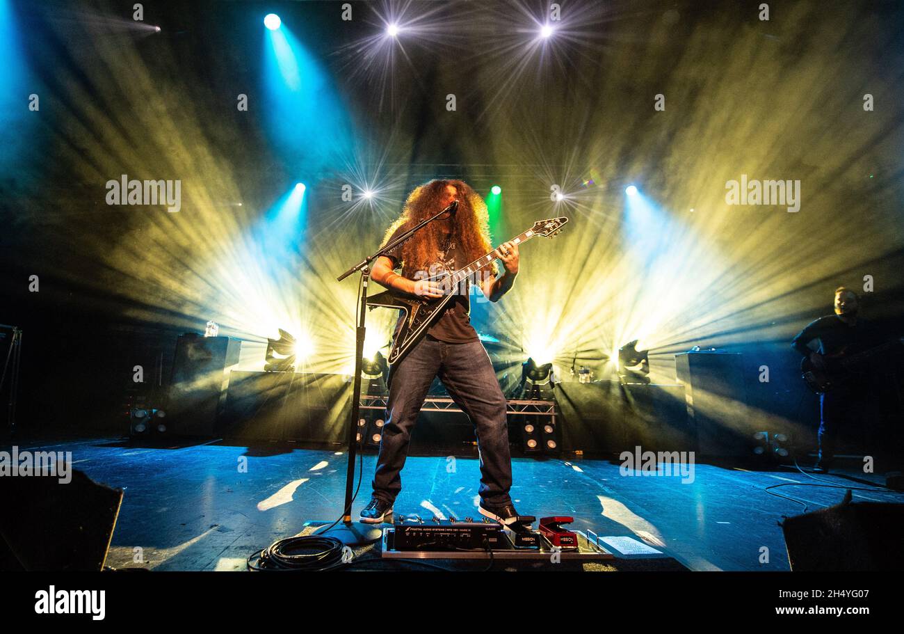Claudio Sanchez of Coheed and Cambria performs live on stage on 14 October 2018 at the O2 Academy in Birmingham, England. Picture date: Sunday 14 October, 2018. Photo credit: Katja Ogrin/ EMPICS Entertainment. Stock Photo