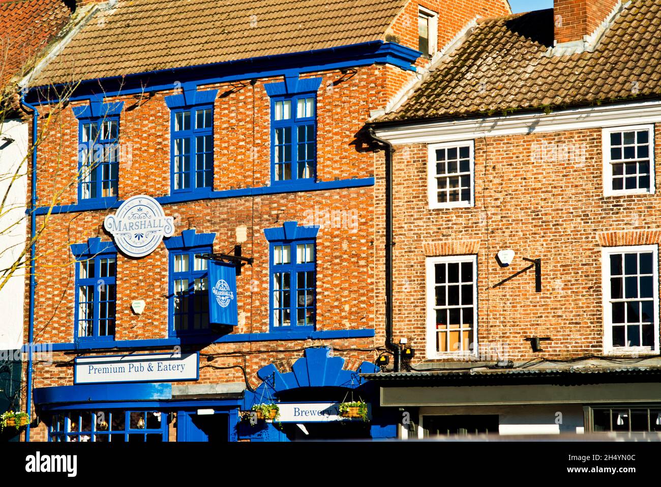 Marshalls Pub and Eatery formely The Union Arms, Yarm on Tees, England Stock Photo
