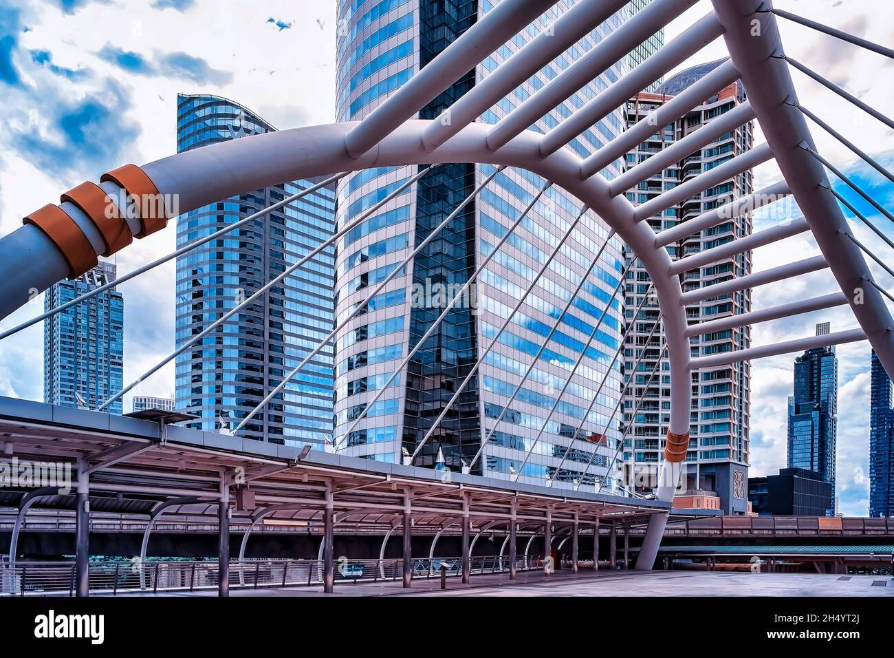 Modern architecture of downtown Bangkok Stock Photo - Alamy