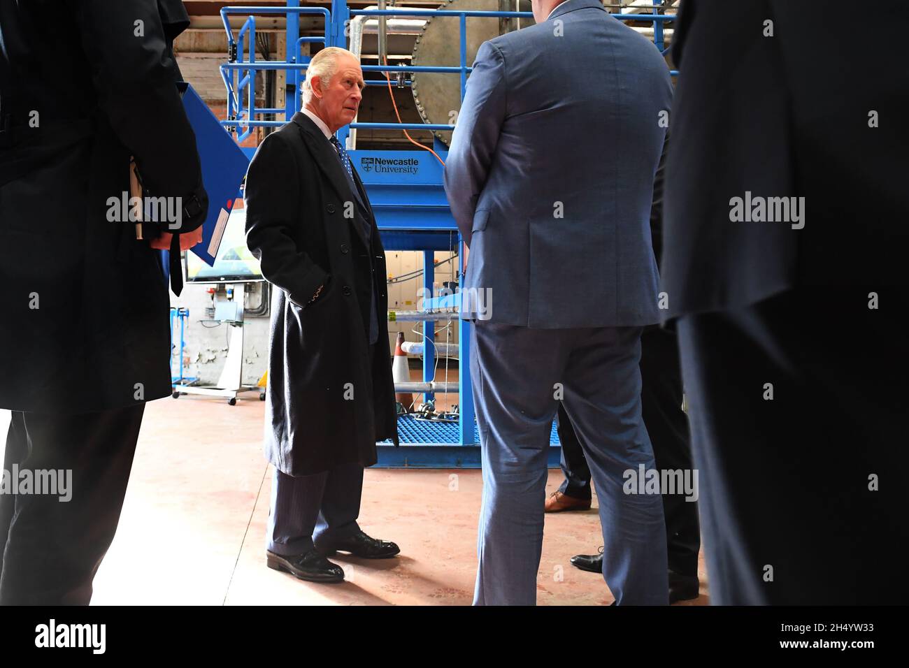 The Prince of Wales during a visit to CycloneCC technology at Carbon ...