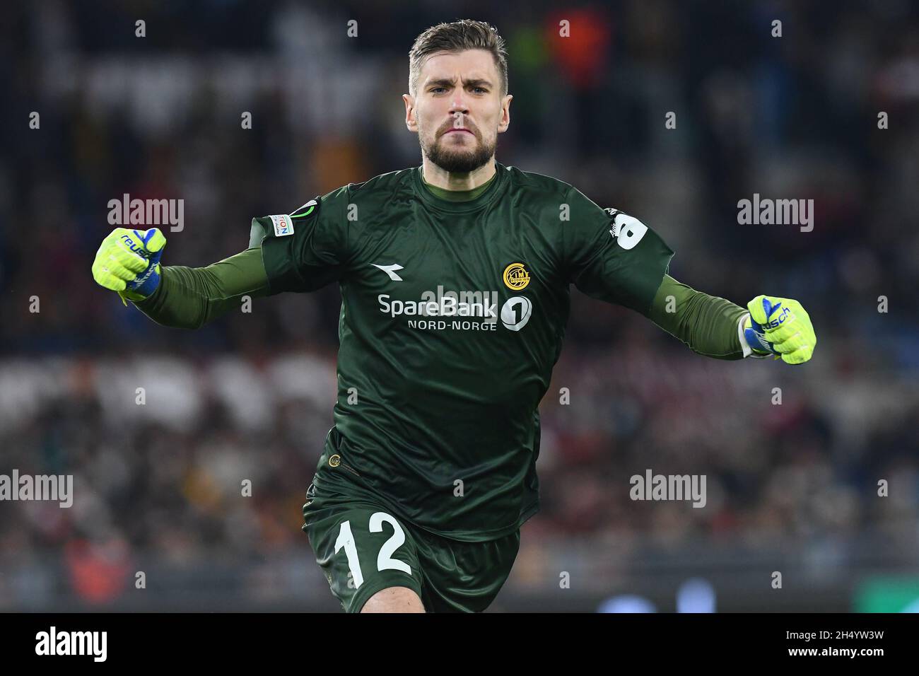 The Footballer of Bodo Glimt Nikita Haikin during the match Roma-Bodo Glimt  at the stadio Olimpico. Rome (Italy), November 04th, 2021 (Photo by Massimo  Insabato/Mondadori Portfolio/Sipa USA Stock Photo - Alamy