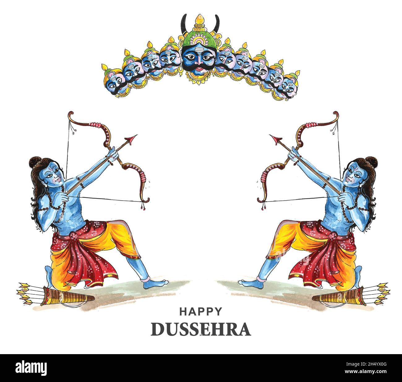 Lord ram and ravan Cut Out Stock Images & Pictures - Alamy