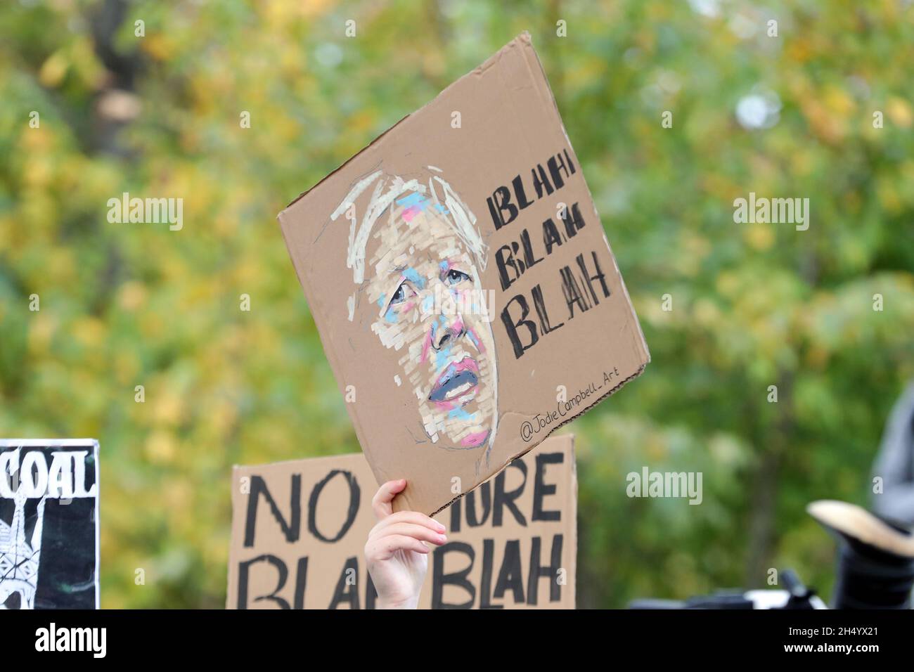 Climate banner protest future hi-res stock photography and images - Alamy