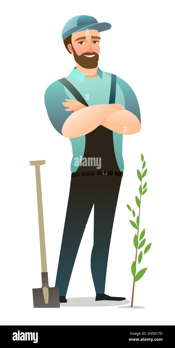 Rural man standing smiling Stock Vector Images Alamy Rural man standing smiling Stock Vector Images Alamy